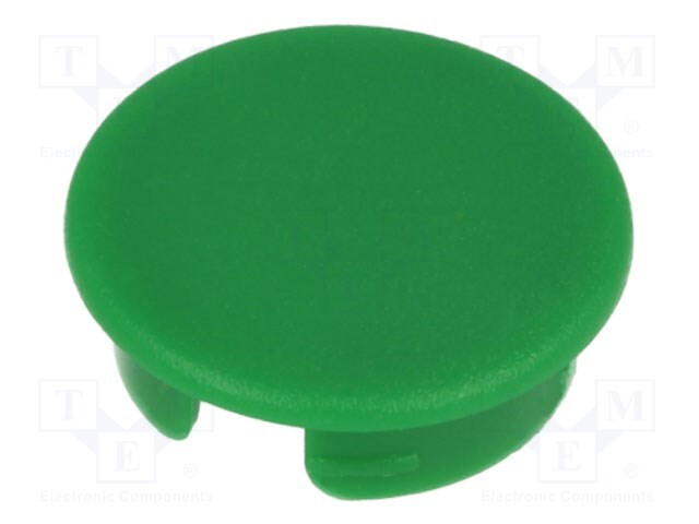 Cap; ABS; green; push-in; Application: A2516,A2616; Shape: round