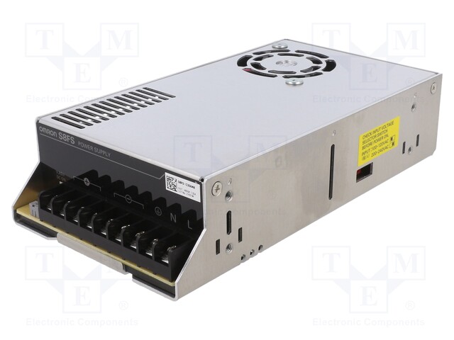 AC/DC Enclosed Power Supply (PSU), 254 to 373VDC, ITE, 1 Outputs, 350 W, 48 V, 7.32 A