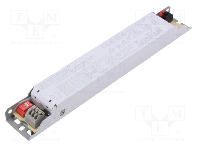 Power supply: switched-mode; LED; 43.2W; 23÷54VDC; 500÷800mA; IP20