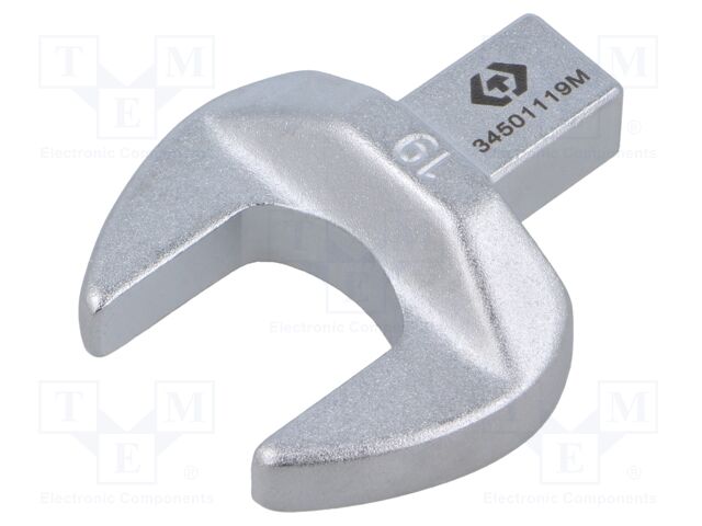 Tip of a torque wrench; spanner; Mounting: 9x12; 19mm