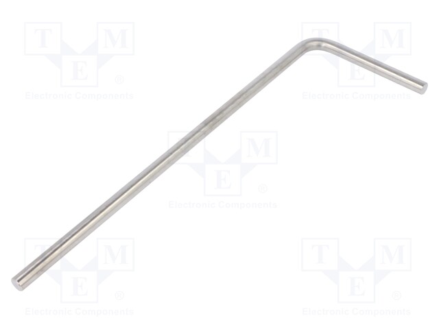 Connecting tubes; V: angular; D: 10mm; L: 300mm; stainless steel