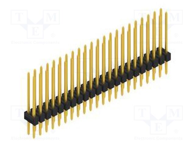 Connector: pin strips; pin header; male; PIN: 44; 2.54mm; THT; 2x22
