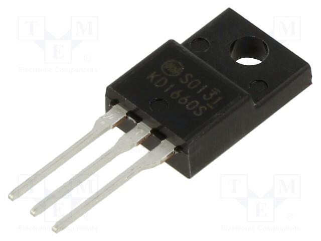 Triac; 600V; 16A; FTO-220AG (5012); Igt: 30mA; Ifsm: 160A