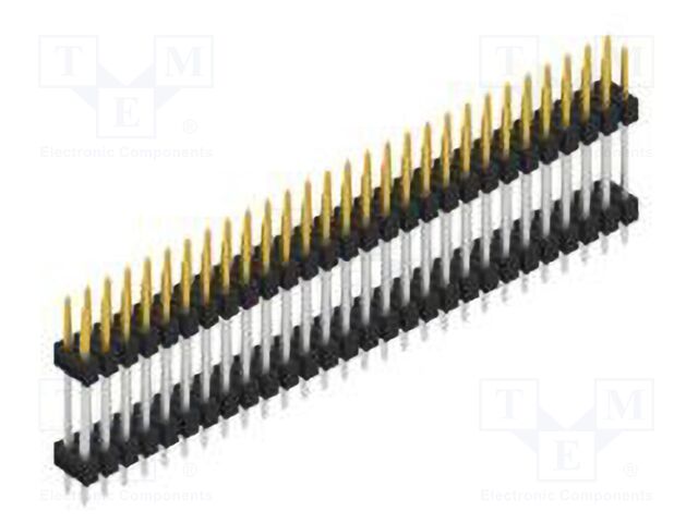 Connector: pin strips; pin header; male; PIN: 56; 2.54mm; THT; 2x28