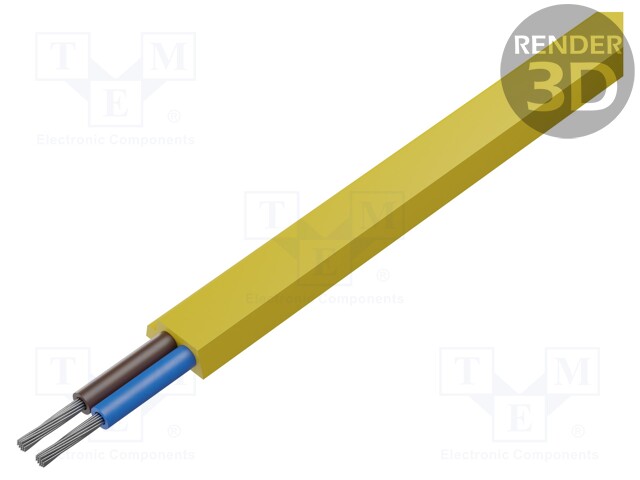 Wire; ASI BUS,automatics; 2x1,5mm2; stranded; Cu; unshielded; TPE