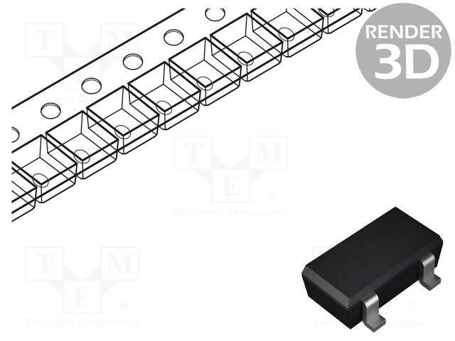 Diode: switching; SMD; 90V; 150mA; 4ns; Package: reel,tape; SOT323