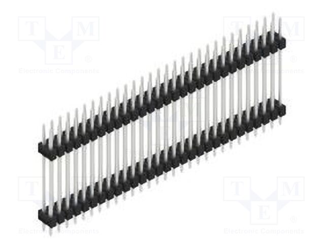 Connector: pin strips; pin header; male; PIN: 58; 2.54mm; THT; 2x29