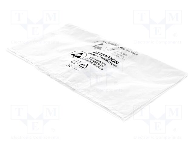 Waste bag; ESD; 450x735x990mm; Thk: 32.5um; 110l; 100pcs.