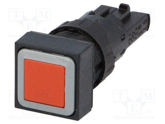 Switch: push-button; Stabl.pos: 2; 16mm; red; Pos: 2; -25÷70°C