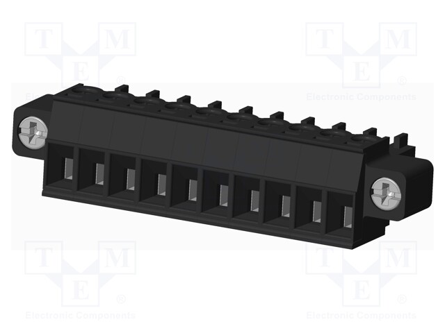Connector: pluggable terminal block; plug; female; straight; 300V