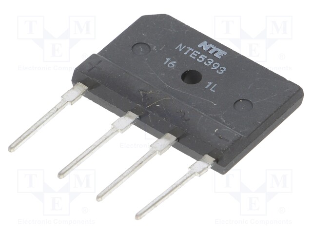 Single-phase bridge rectifier; Urmax: 800V; If: 35A; Ifsm: 300A