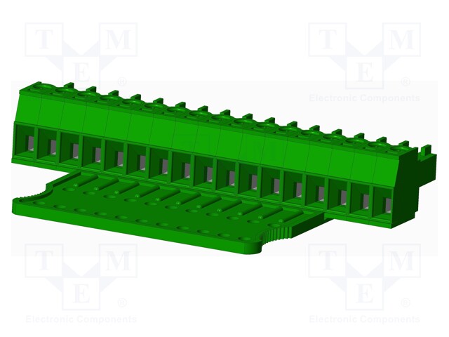 Connector: pluggable terminal block; plug; female; straight; 300V