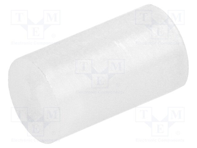 Spacer sleeve; LED; Øout: 5mm; ØLED: 5mm; L: 8.5mm; natural; UL94V-2