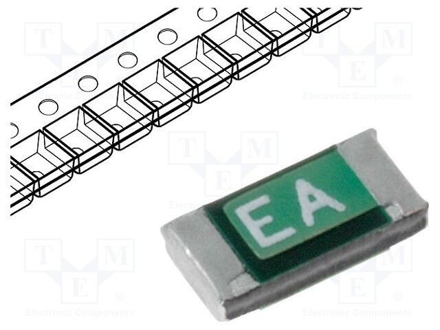 Fuse: PTC polymer; 100mA; Case: 1206