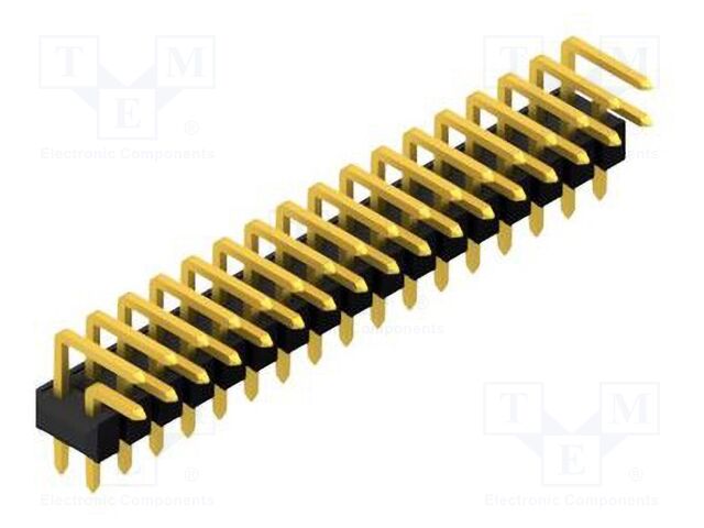 Connector: pin strips; pin header; male; PIN: 34; 2.54mm; THT; 2x17
