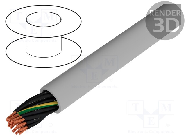 Wire; stranded; Cu; ÖLFLEX® CLASSIC 110; 21G0,5mm2; unshielded
