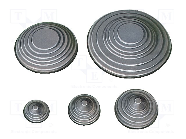 Grommet; Ømount.hole: 21.5mm; PCV; Øcable: 5÷18mm; Øout: 25mm