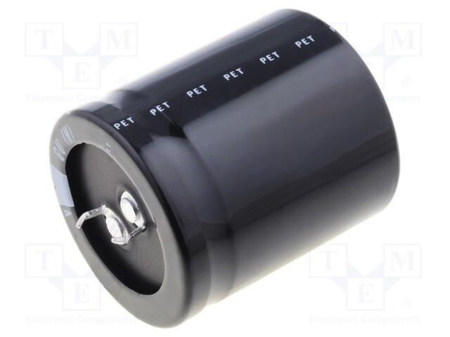 Capacitor: electrolytic; SNAP-IN; 4700uF; 50VDC; Ø25x35mm; ±20%