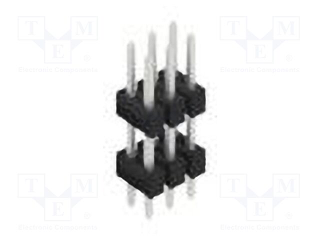 Connector: pin strips; pin header; male; PIN: 6; 2.54mm; THT; 2x3