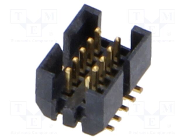 Connector: PCB to PCB; male; PIN: 10; 0.8mm; FTE; gold-plated; SMT