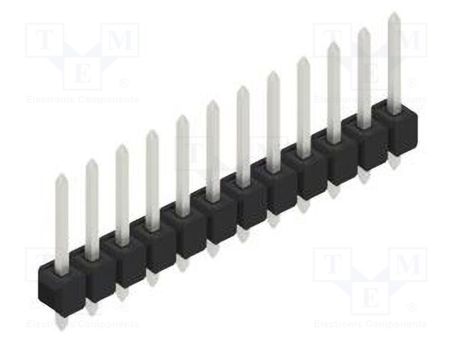 Connector: pin strips; pin header; male; PIN: 12; 2.54mm; THT; 1x12