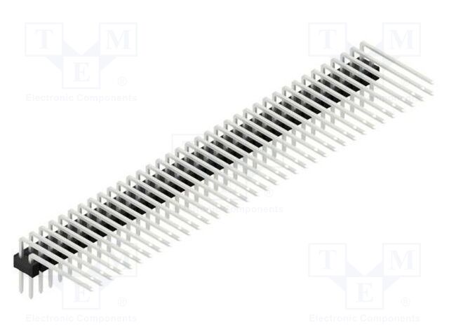 Connector: pin strips; pin header; male; PIN: 72; 2.54mm; THT; 2x36
