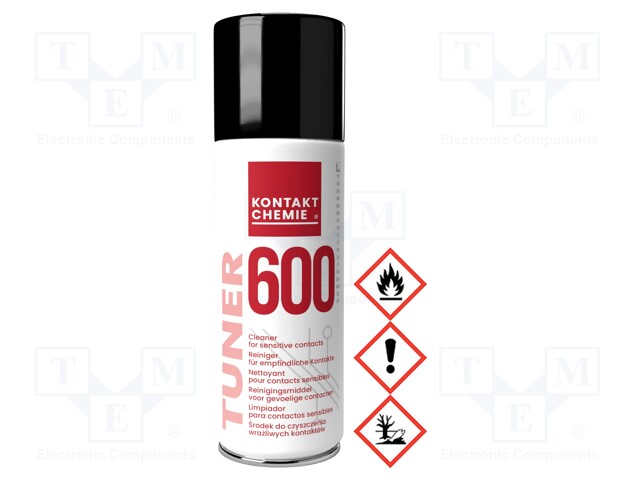 Cleaning agent; TUNER600; 200ml; spray; can; colourless