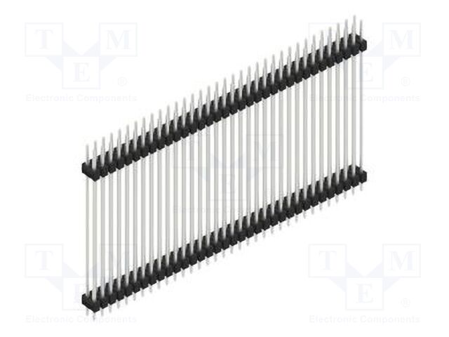 Connector: pin strips; pin header; male; PIN: 68; 2.54mm; THT; 2x34