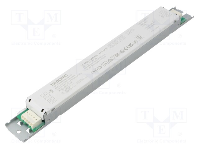 Power supply: switched-mode; LED; 50W; 50÷140VDC; 250÷400mA; IP20