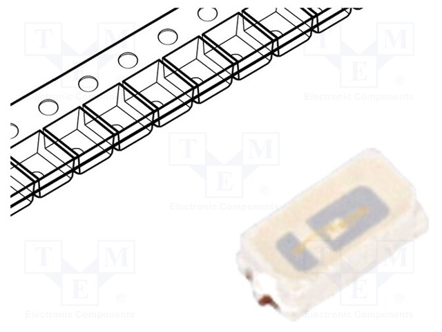 LED; SMD; 3014,PLCC2; green; 2000÷2300mcd; 3x1.4x0.8mm; 120°; 30mA