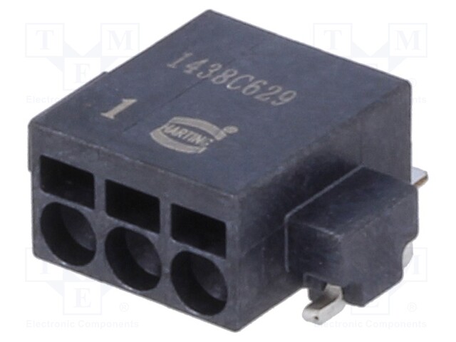 Connector: wire-board; female; PIN: 3; 2.54mm; Series: har-flexicon