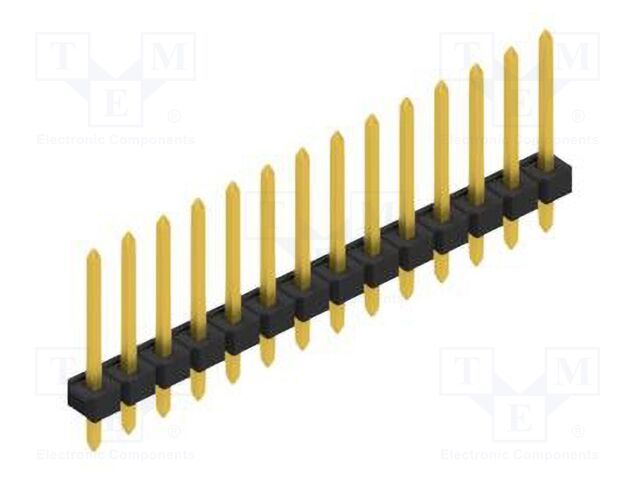 Connector: pin strips; pin header; male; PIN: 14; 2.54mm; THT; 1x14
