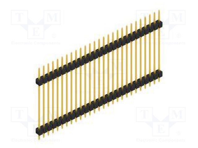 Connector: pin strips; pin header; male; PIN: 27; 2.54mm; THT; 1x27