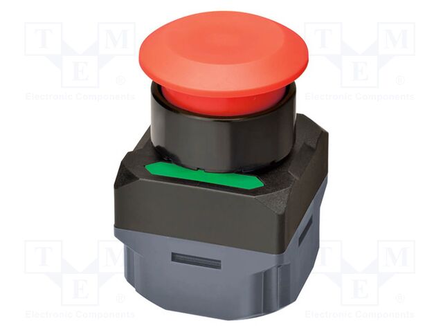 Switch: push-button; 22mm; mushroom; 40mm