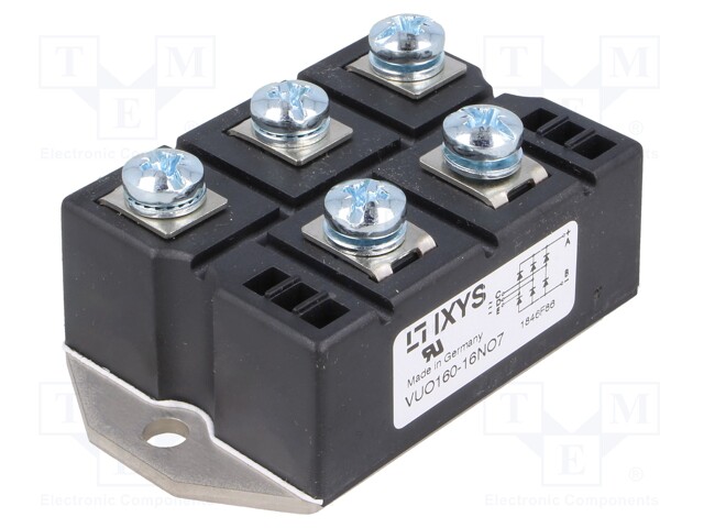 Three-phase bridge rectifier; Urmax: 1.6kV; If: 175A; Ifsm: 1.8kA