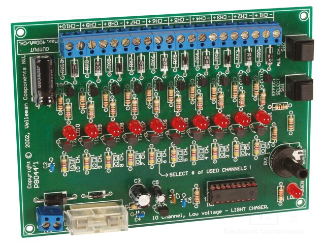 Light effect; 12VDC; Channels: 10