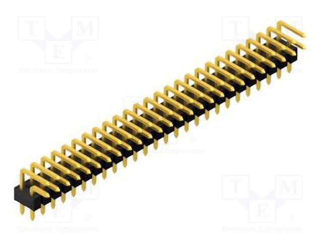 Connector: pin strips; pin header; male; PIN: 52; 2.54mm; THT; 2x26