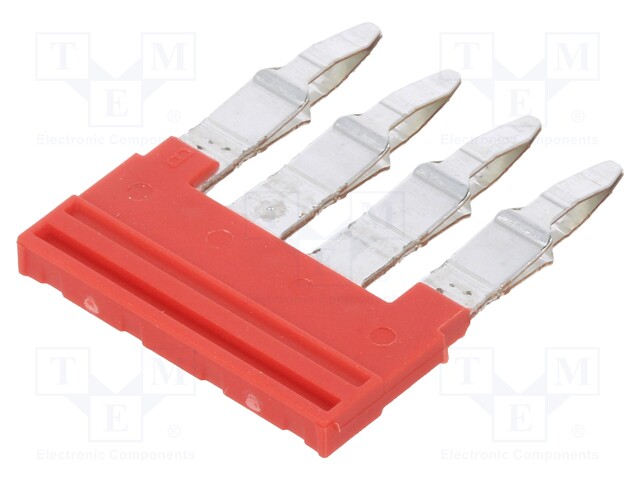 Comb bridge; Application: A series; ways: 4; red