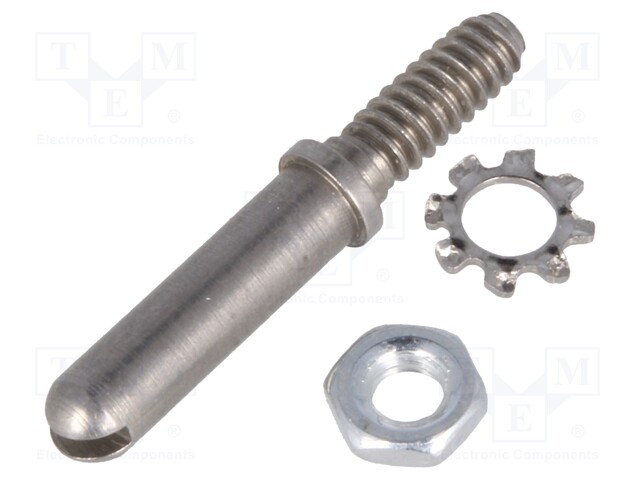 Coding pin; Kit: pin,nut,washer; Thread: UNC4-40