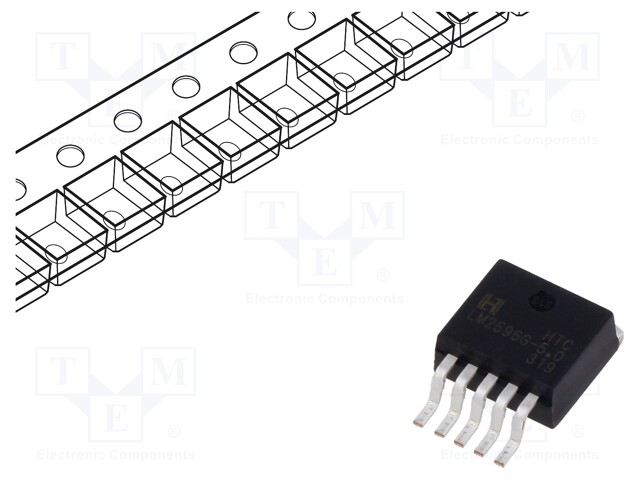 IC: PMIC; DC/DC converter; Uin: 8÷40V; Uout: 5V; 3A; TO263-5; Ch: 1