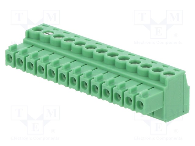 Pluggable terminal block; 3.5mm; ways: 13; straight; plug; female