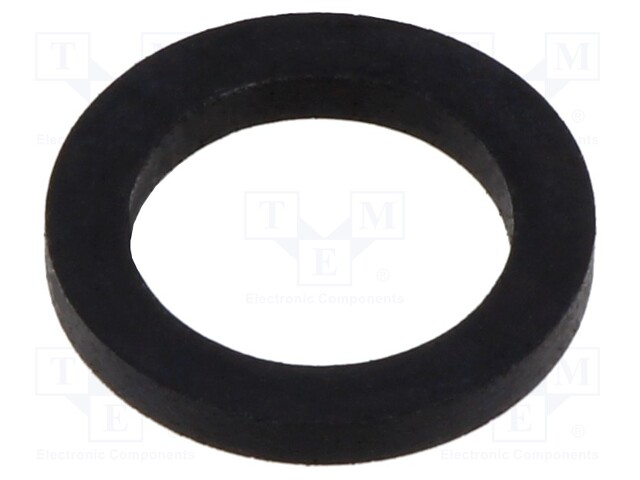 Gasket; NBR rubber; Thk: 2mm; Øint: 11.7mm; NPT1/4"; black