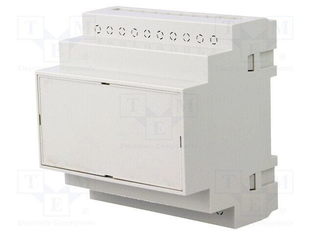Enclosure: for DIN rail mounting; Y: 90mm; X: 87mm; Z: 65mm; ABS