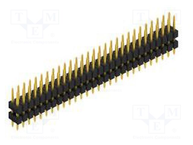 Connector: pin strips; pin header; male; PIN: 56; 2.54mm; THT; 2x28