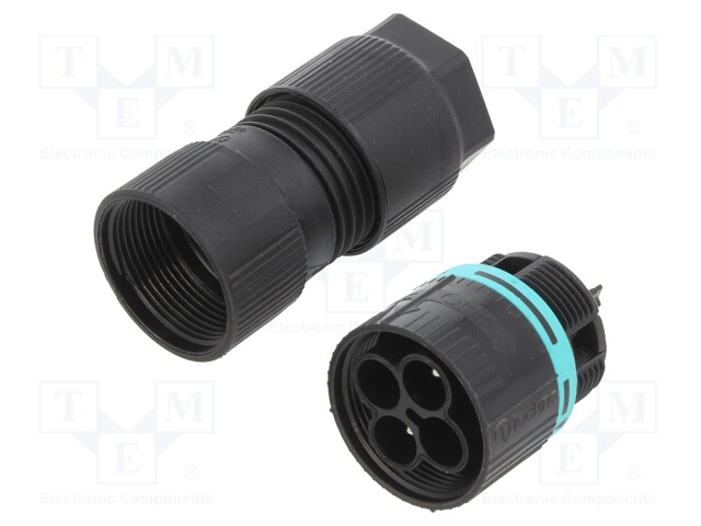 Connector: AC supply; screw terminal; male; TH387; 7÷13.5mm; 500V