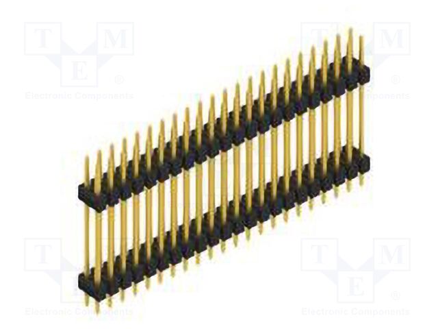 Connector: pin strips; pin header; male; PIN: 44; 2.54mm; THT; 2x22
