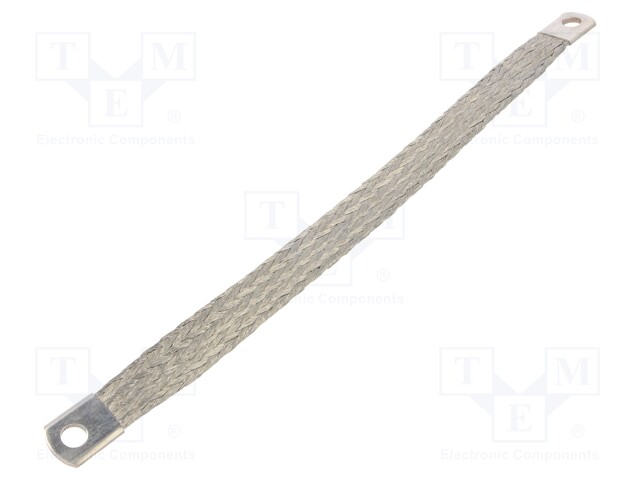 Braids; 0.3m; -20÷125°C; 25mm2; Ø1: 8.5mm; Ø2: 8.5mm