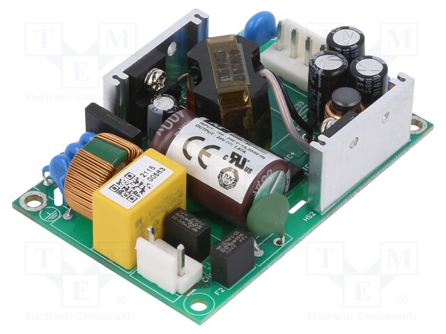 Power supply: switched-mode; 40W; 85÷264VAC; OUT: 1; 24VDC; 1.67A