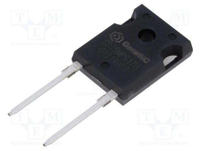 Diode: Schottky rectifying; SiC; THT; 1.7kV; 15A; TO247-2; tube