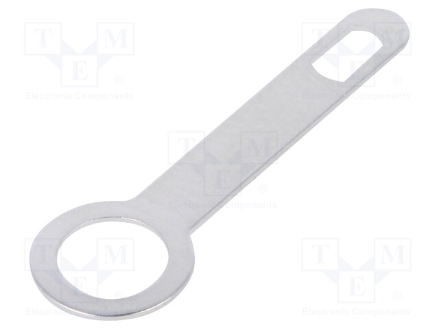 Solder lug terminal; 0.3mm; M4; screw; silver plated; brass